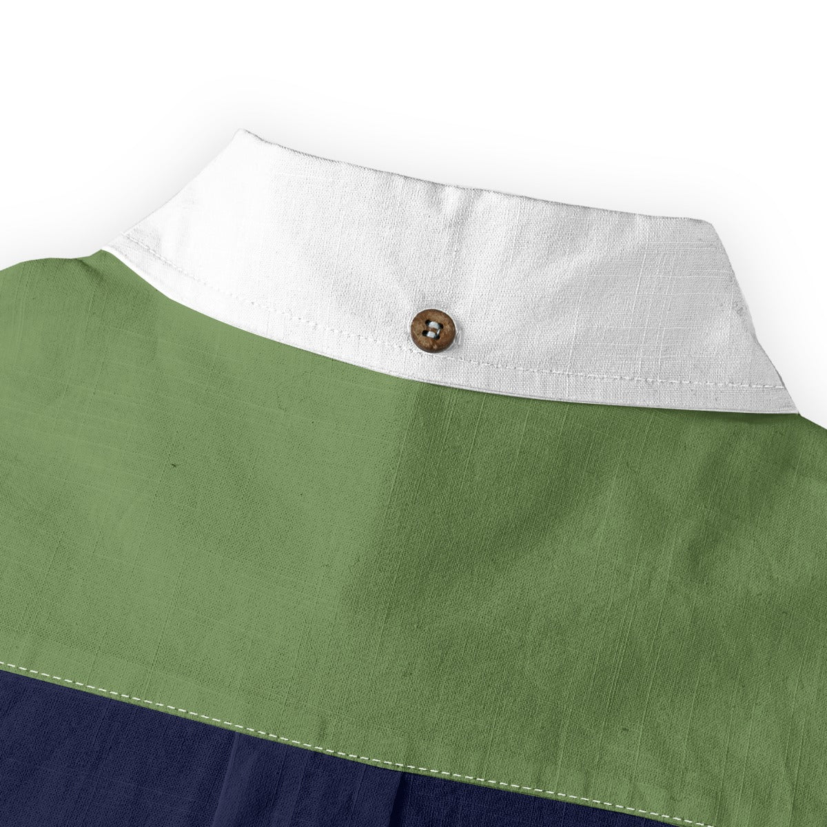 Color block Men's Cotton Button Up Shirt