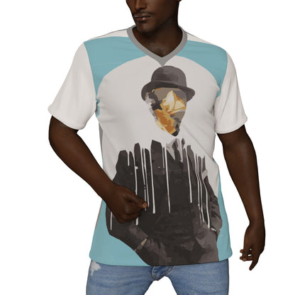 Still masked V-Neck T-Shirt