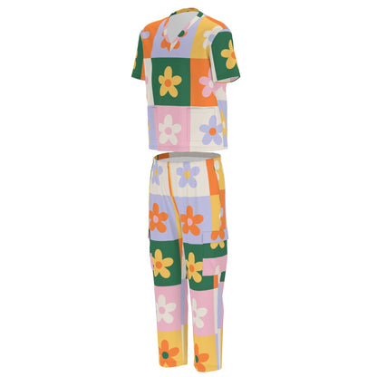 Scrub View Unisex Scrub Set With Six Pocket