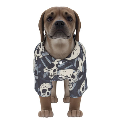 Doggy Skulls Pet‘s Hawaiian Shirt