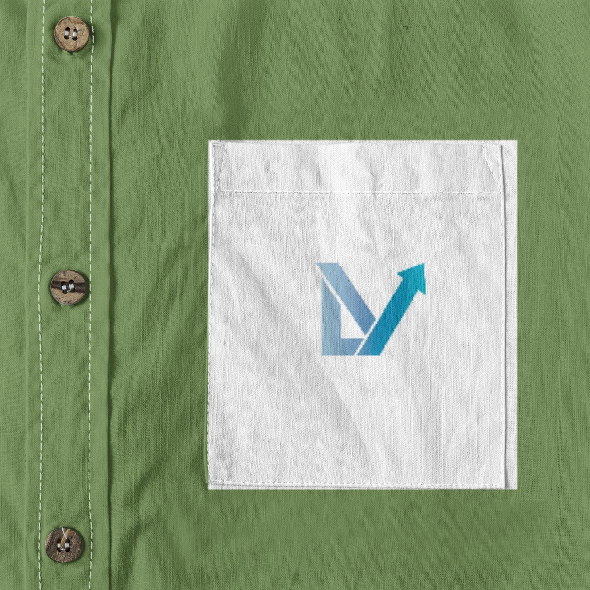 Color block Men's Cotton Button Up Shirt