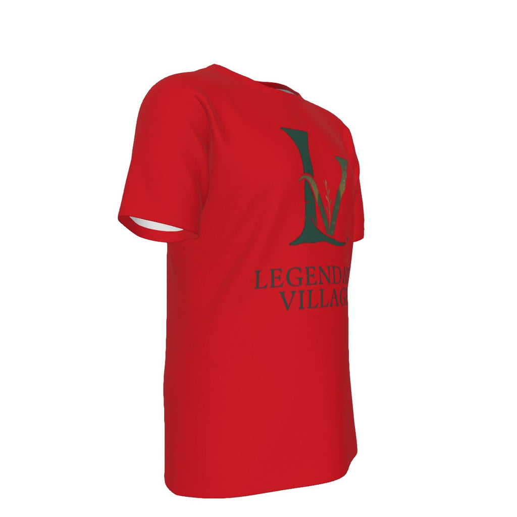 LV Signature Logo Cotton Men's T-shirt