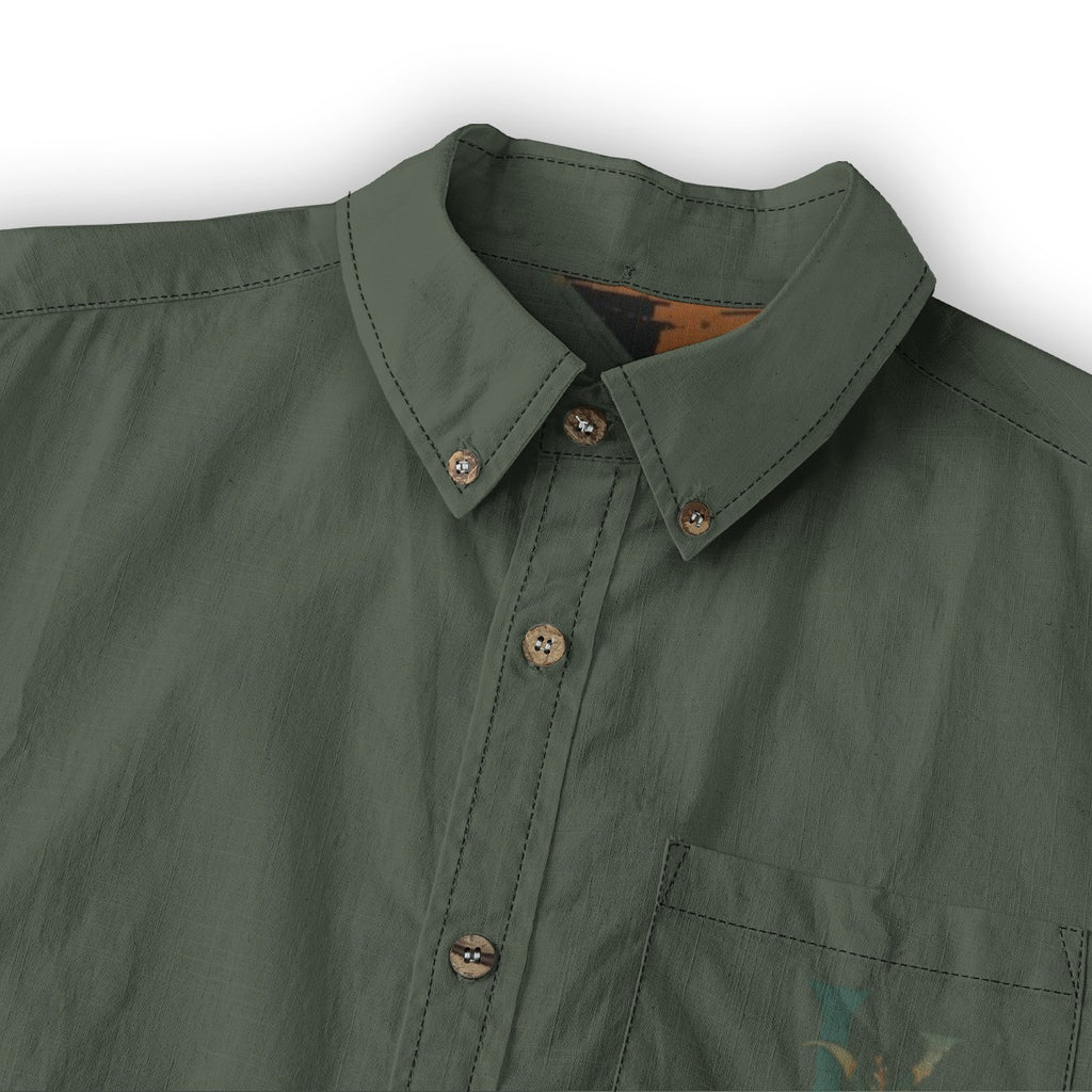 Rugged Touch logo Men's Cotton Long Sleeve Shirt