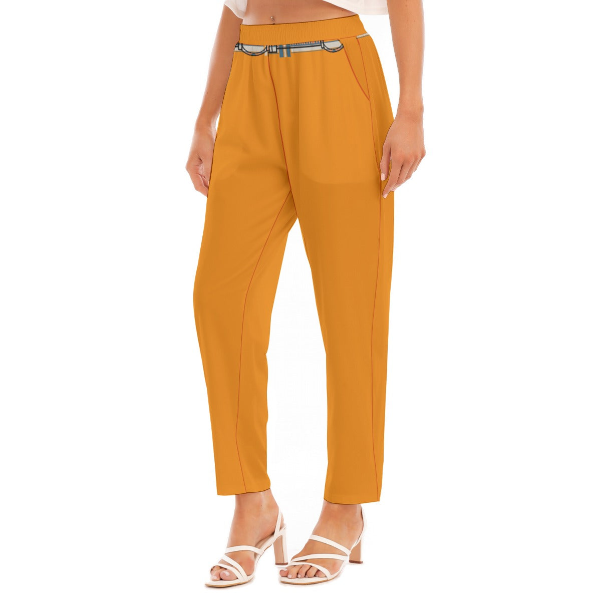 I Love Gold! Women's Loose Straight-leg Pants