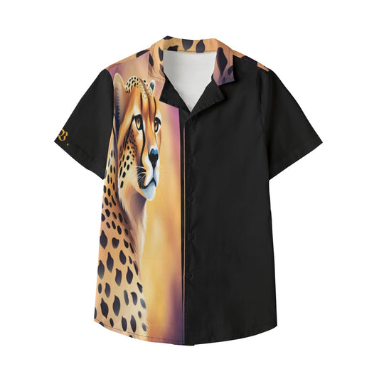 Cheetah Kid's Hawaiian Vacation Shirt | 115GSM Cotton poplin