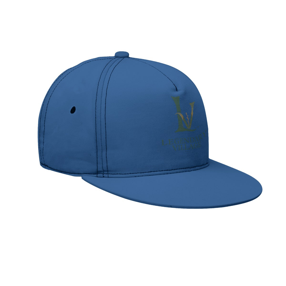 LV Signature Logo Flat Brim Cap