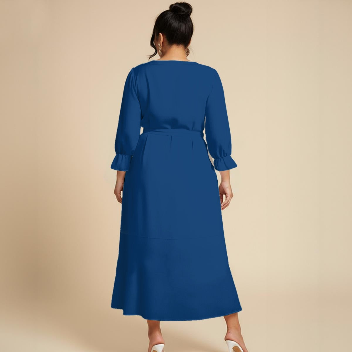 Classy but Sassy Women's Belted Maxi Dress