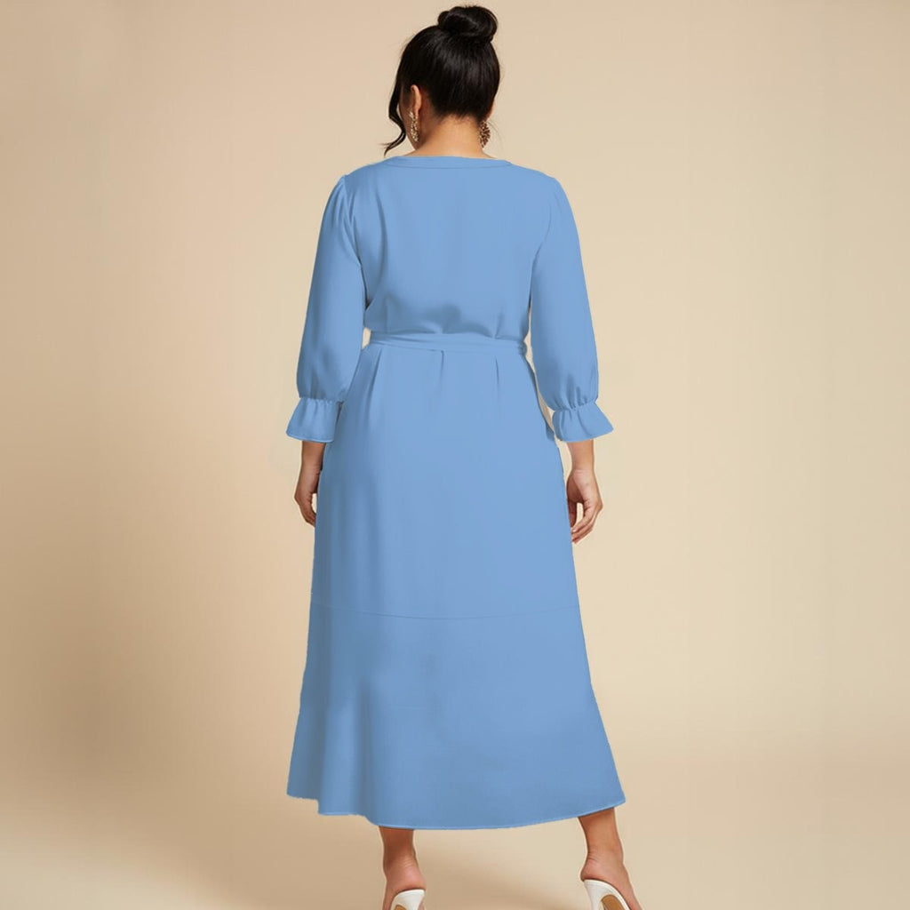 Classy but Sassy Women's Belted Maxi Dress