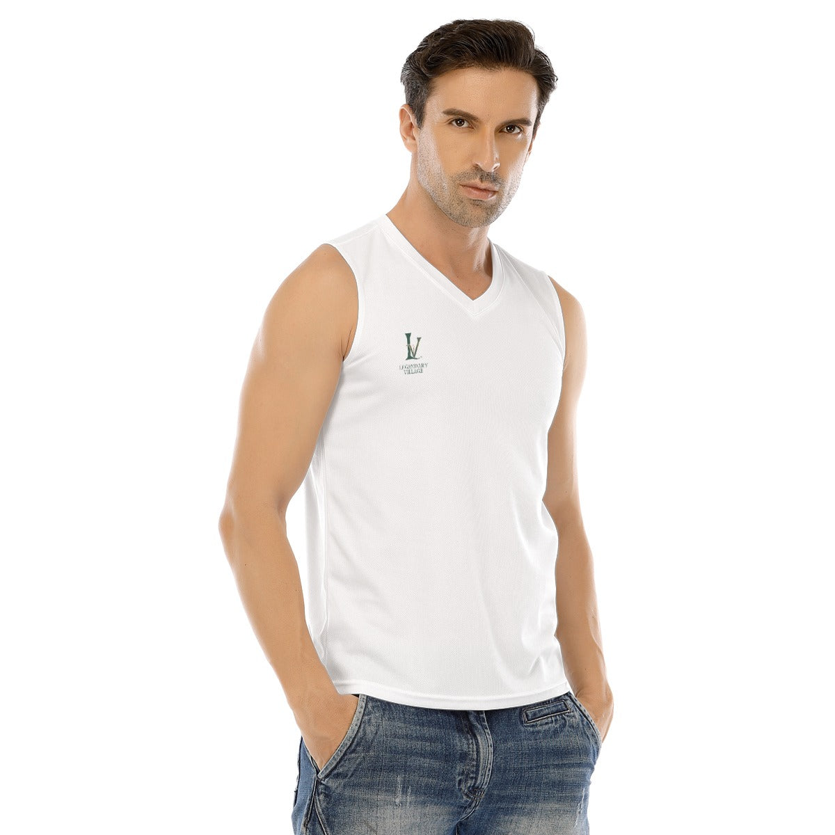 LV Signature Men's V-neck Tank