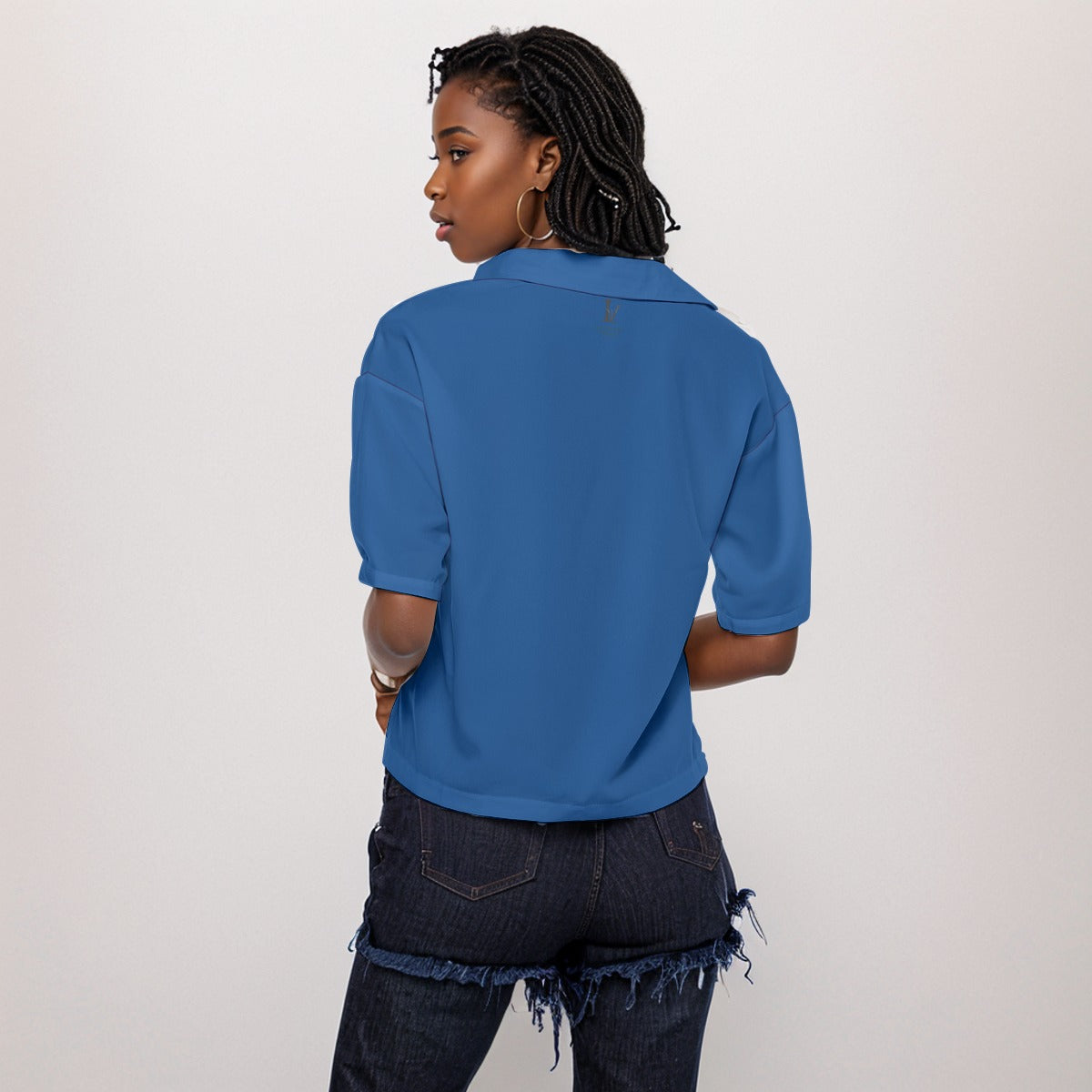 LV Signature Women's V-neck Blouse