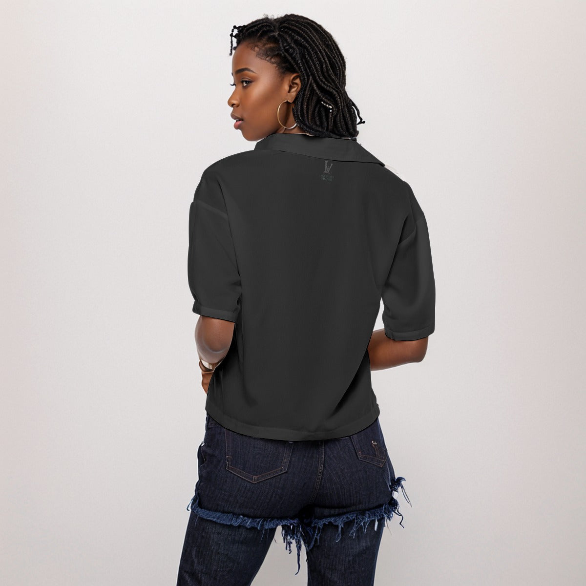 LV Signature Women's V-neck Blouse