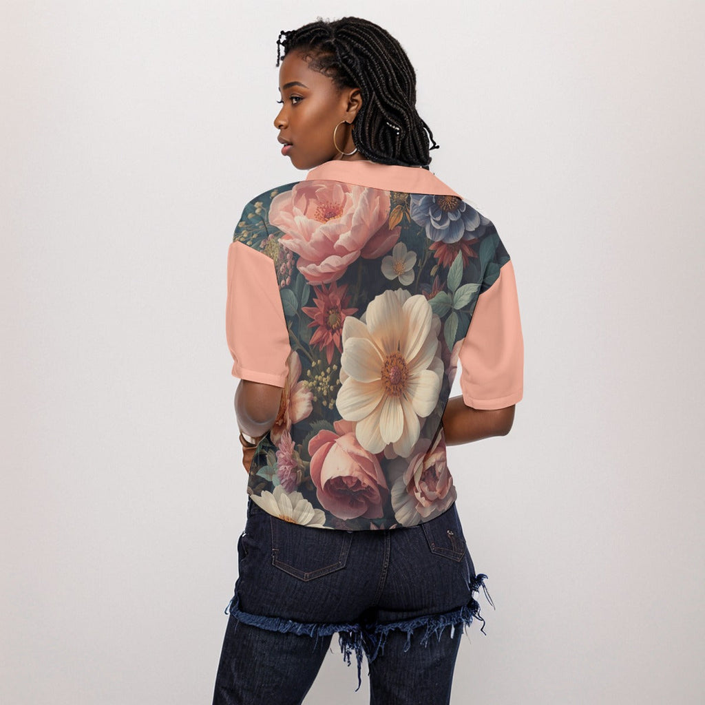 LV Signature Women's V-neck Blouse