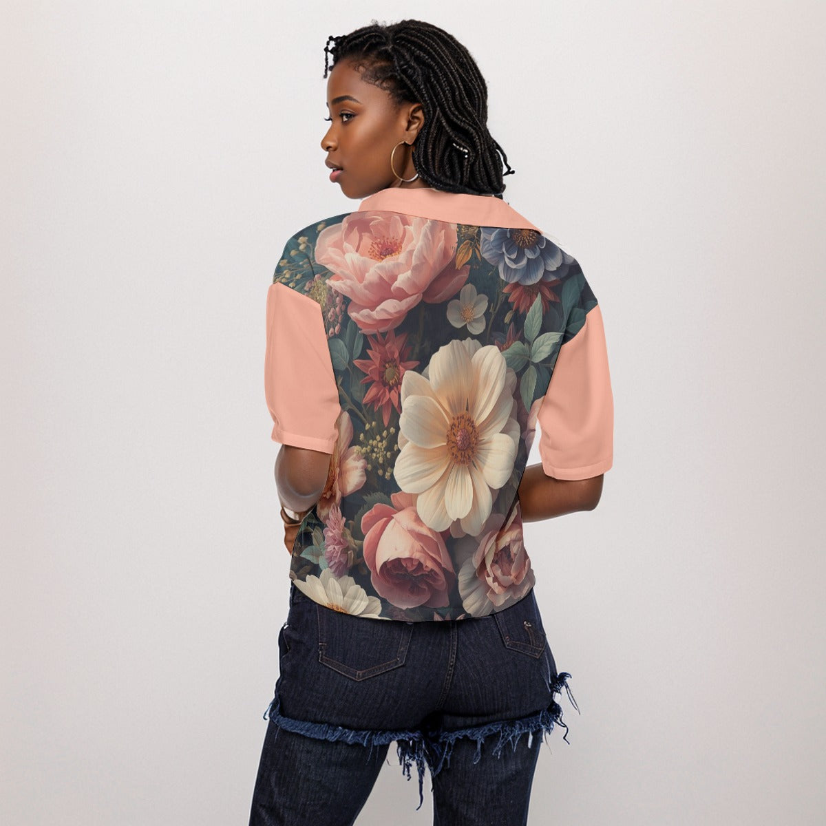 LV Signature Women's V-neck Blouse