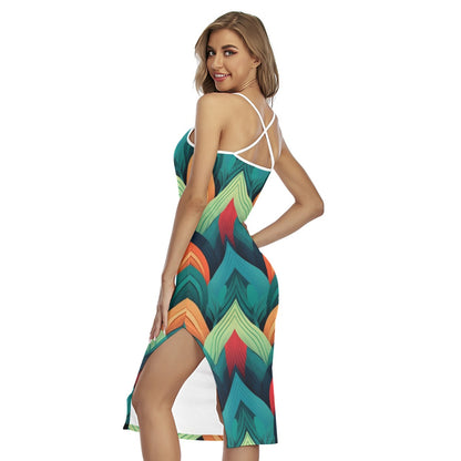 Let Me Upgrade You Women's Cross Back Cami Dress