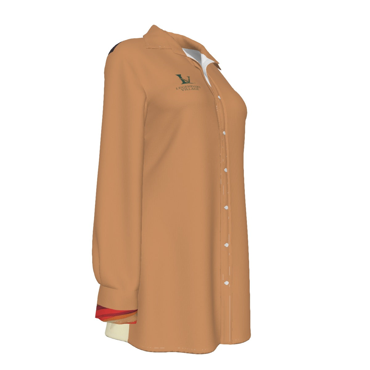 Reflection Women's Cotton Tunic Button Up
