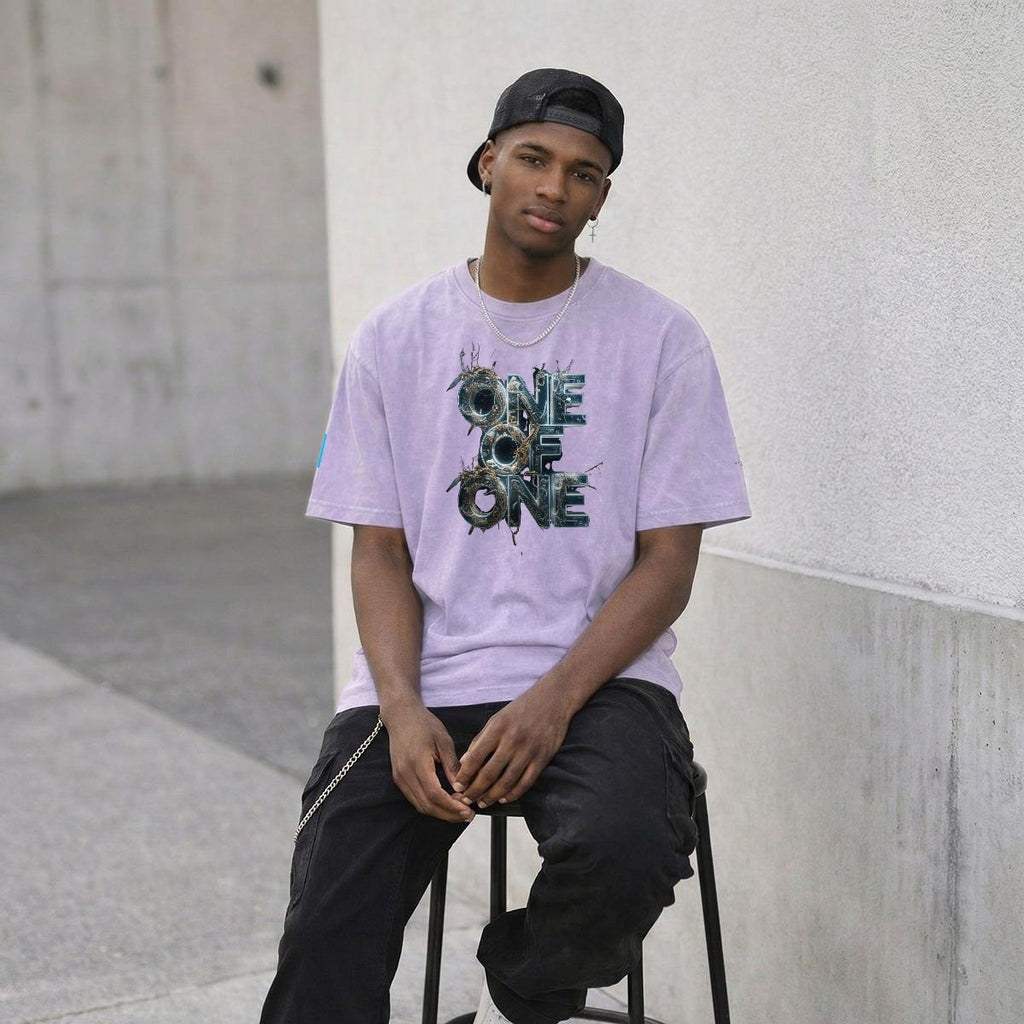 One of one Washed Drop Shoulder T-Shirt