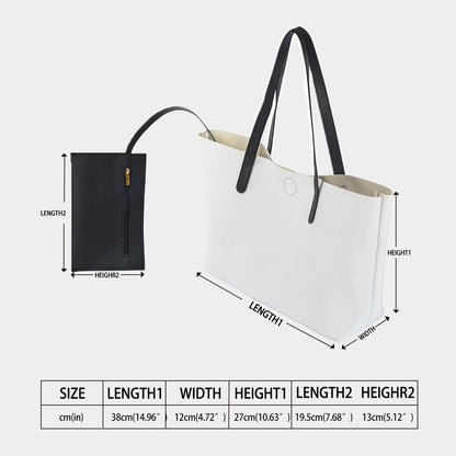 It won't be me Shopping Tote Bag With Black Mini Purse