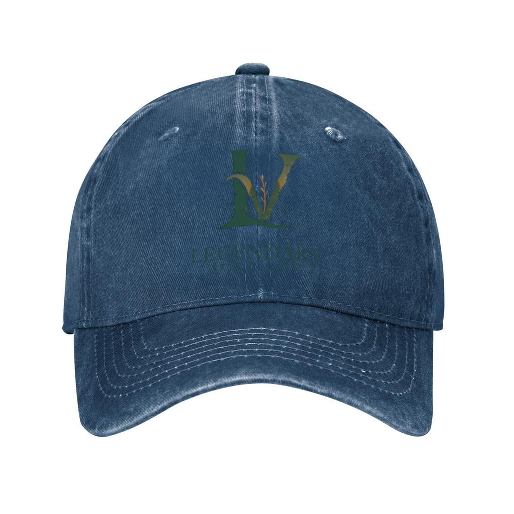LV Denim Washed Baseball Cap