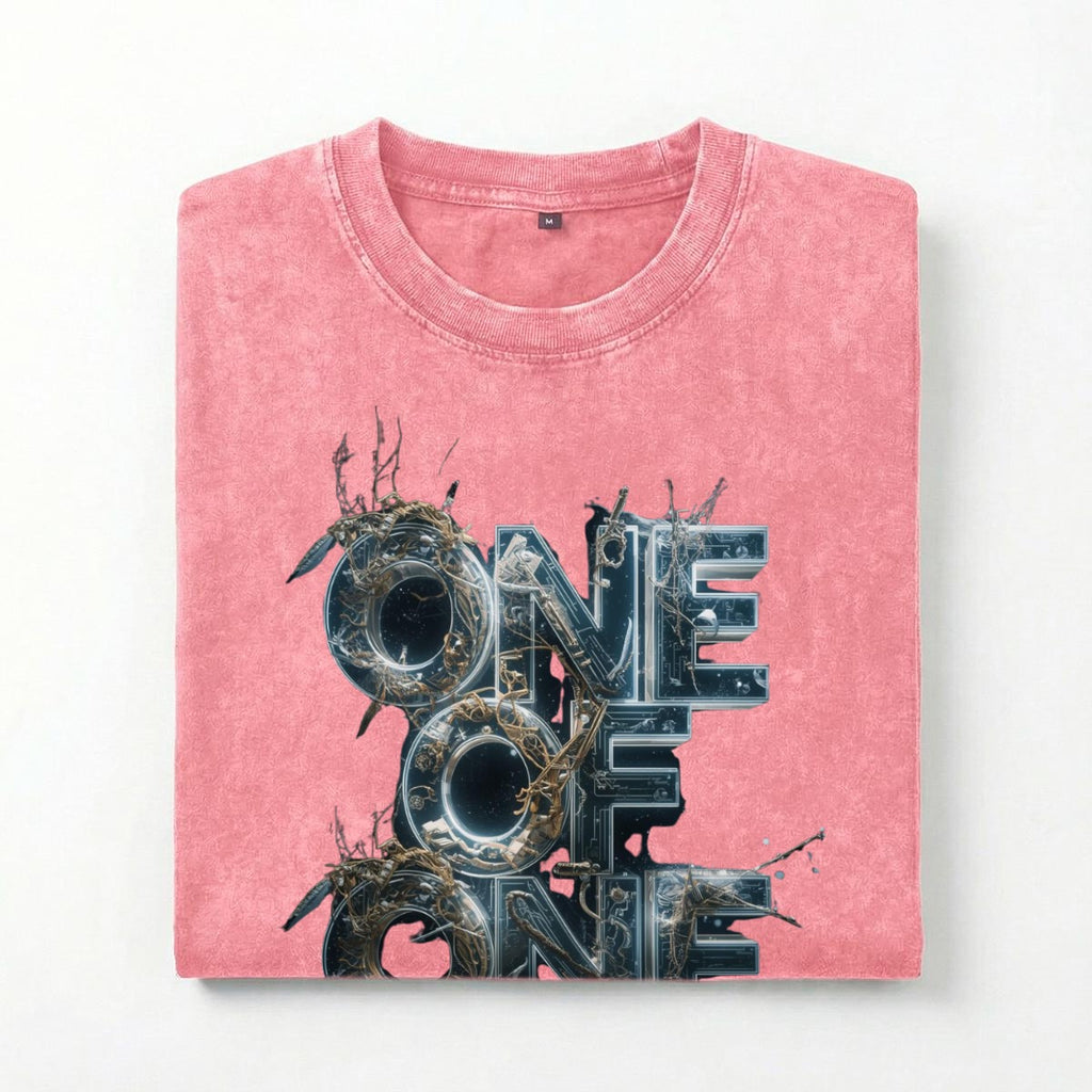 One of one Washed Drop Shoulder T-Shirt