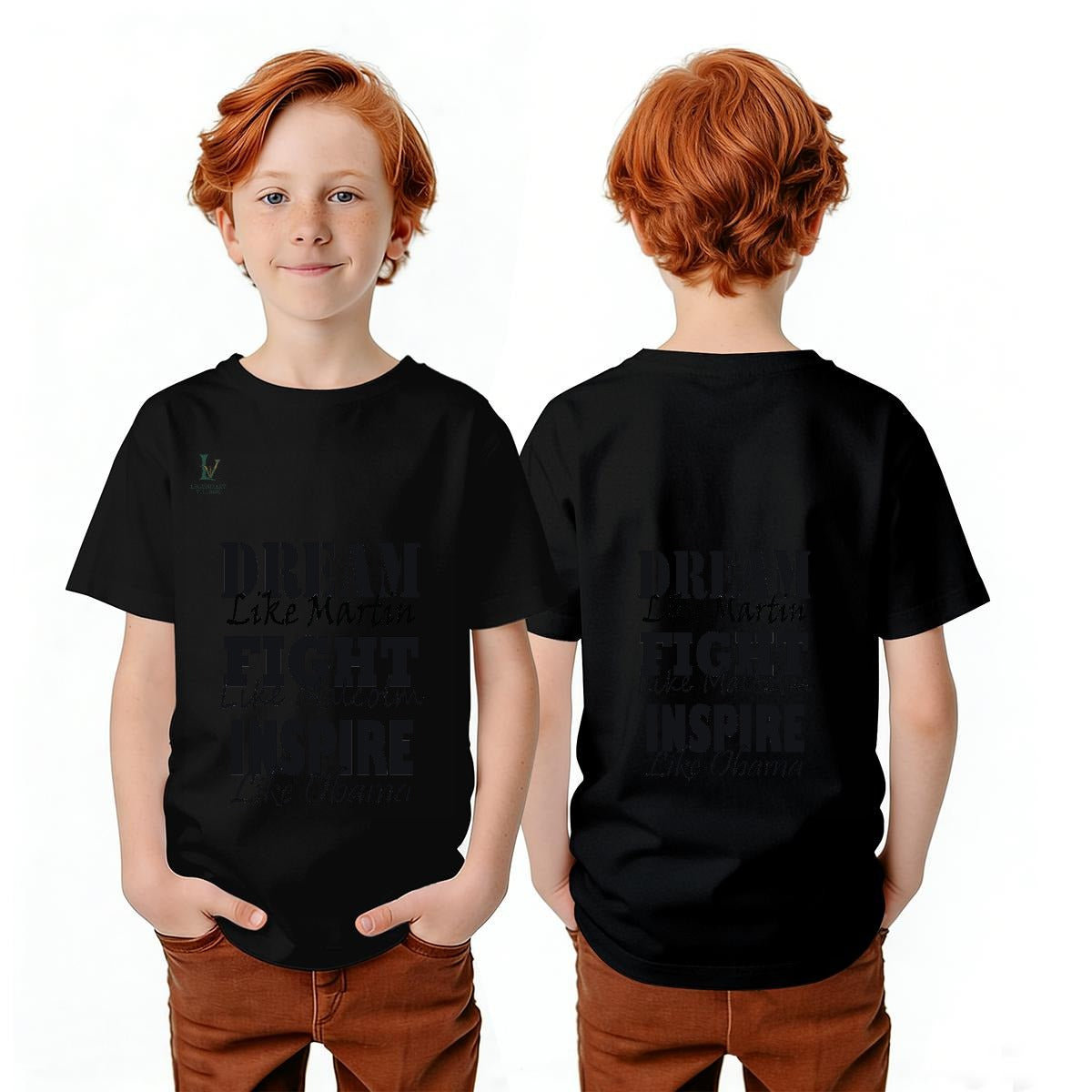 LV Dream, Fight, Inspire Kid's T Shirt
