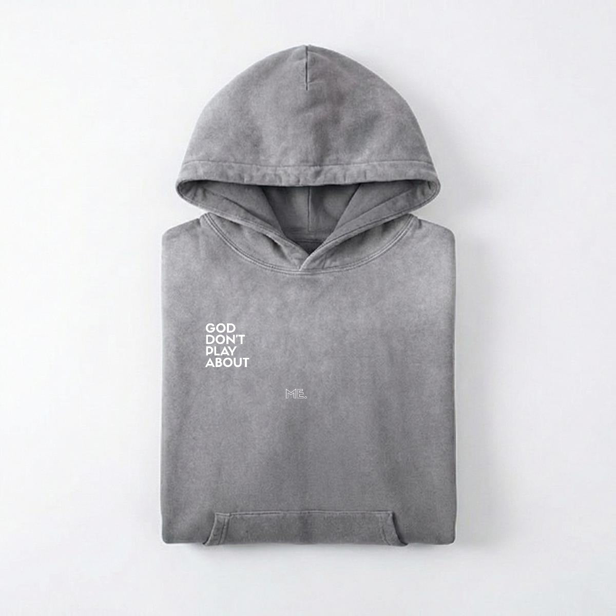 LV Me Vintage Wash Pullover Hoodie|420GSM DTF