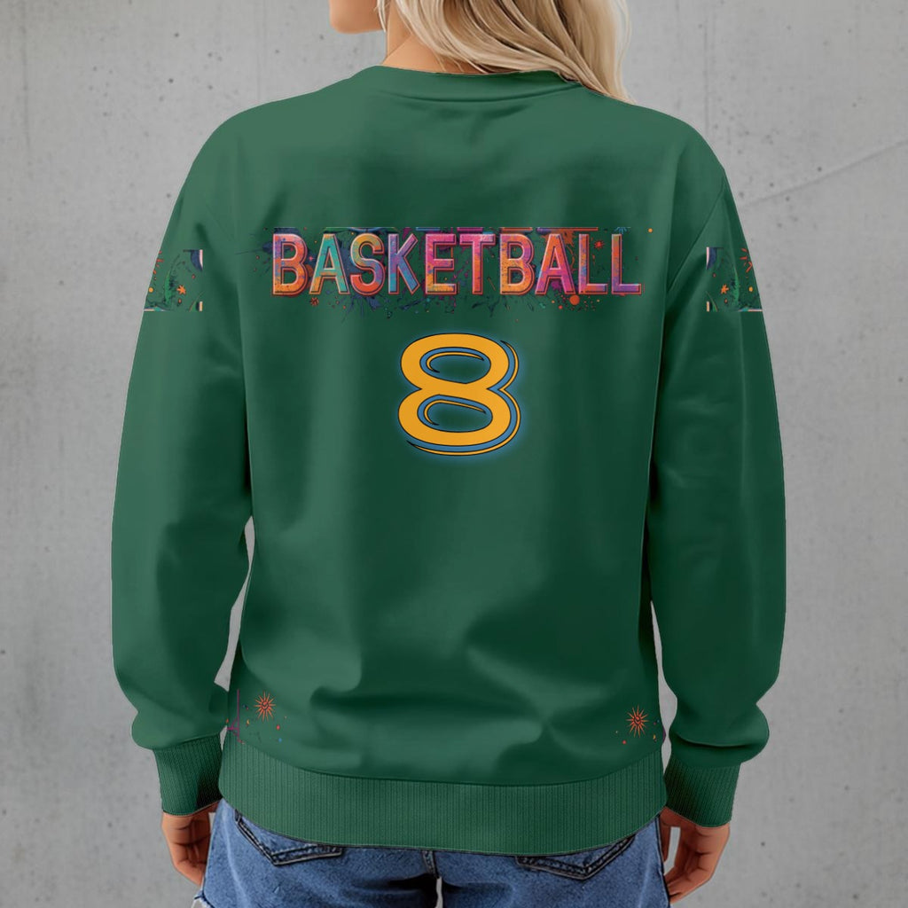 This girl Loves Basketball Women's Crew Neck