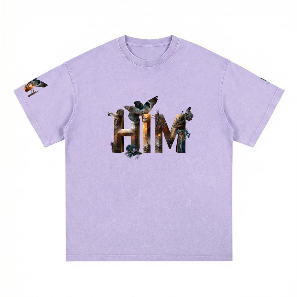 Him LV Men's washed T-shirt