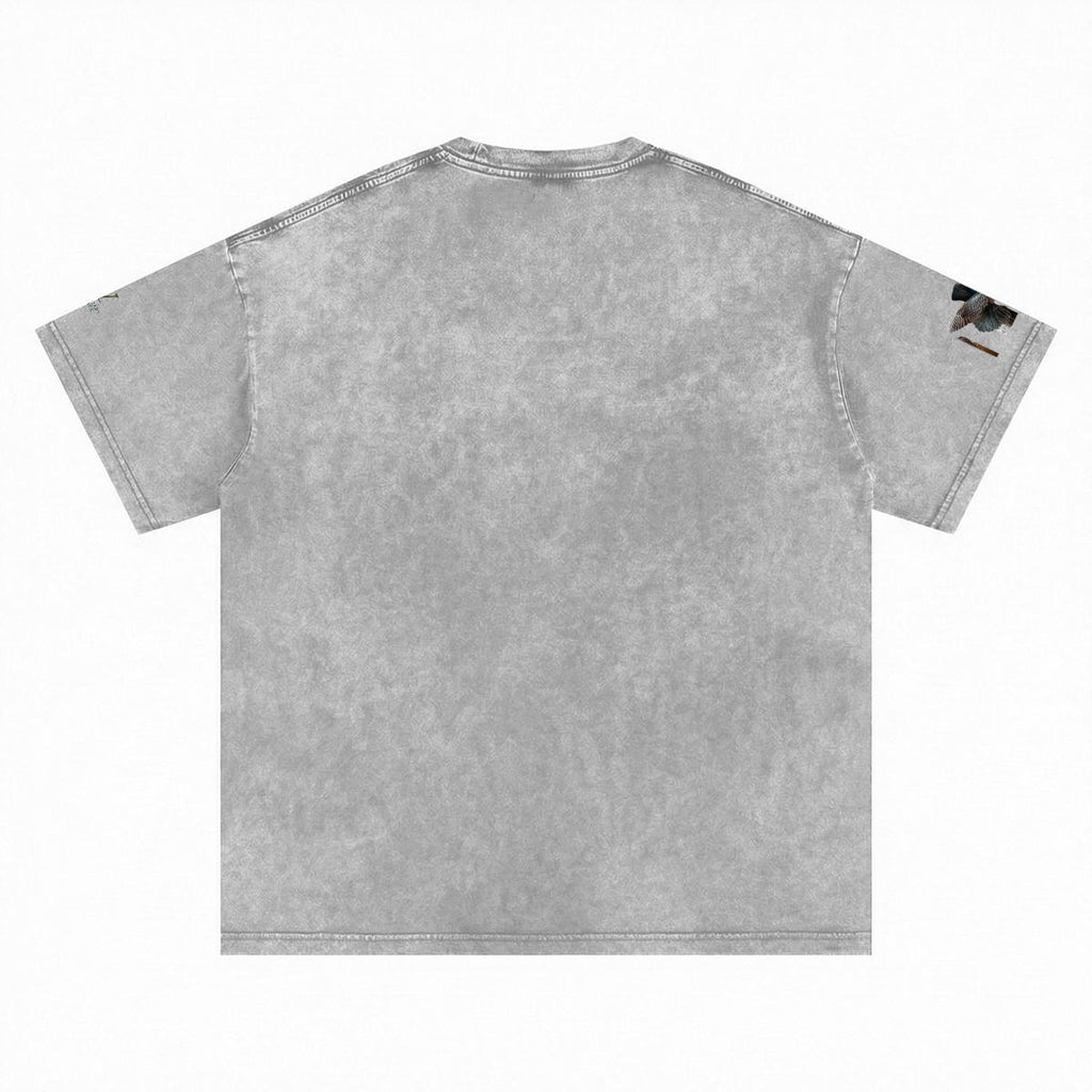 Him LV Men's washed T-shirt