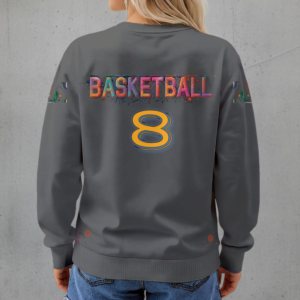 This girl Loves Basketball Women's Crew Neck