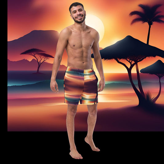 Sunset Men's swim trunks