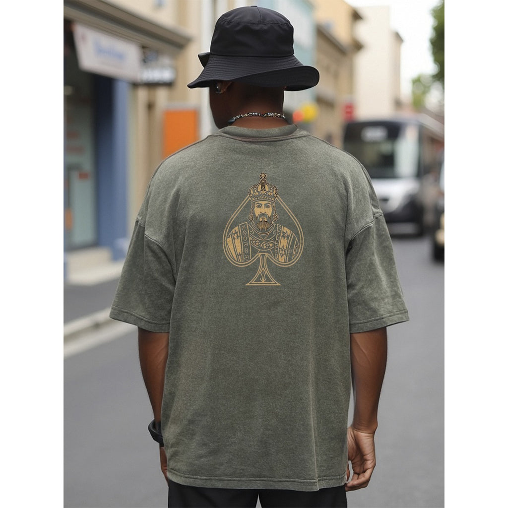 LV King of Spades Cotton T-shirt