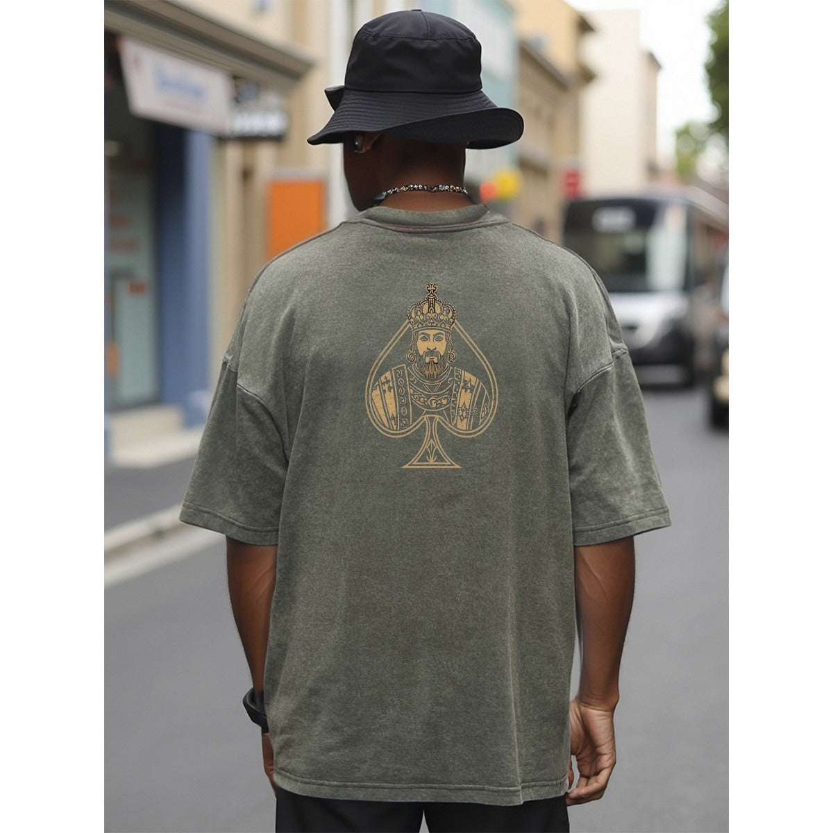 LV King of Spades Cotton T-shirt