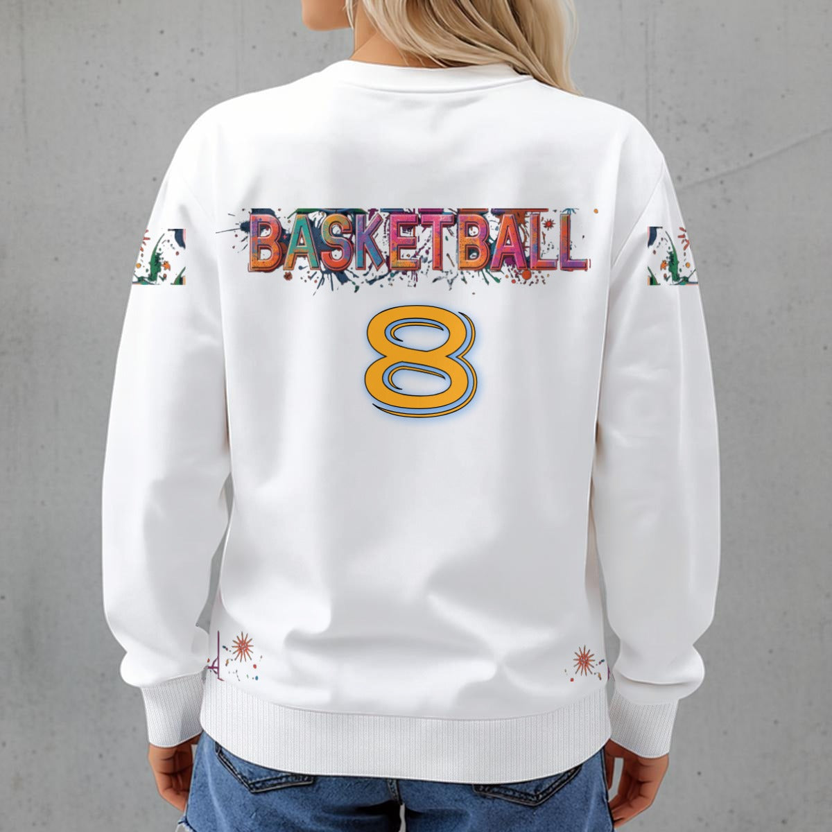 This girl Loves Basketball Women's Crew Neck