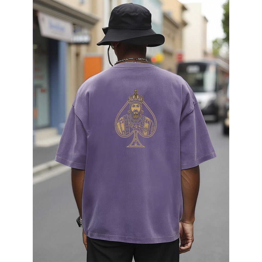 LV King of Spades Cotton T-shirt