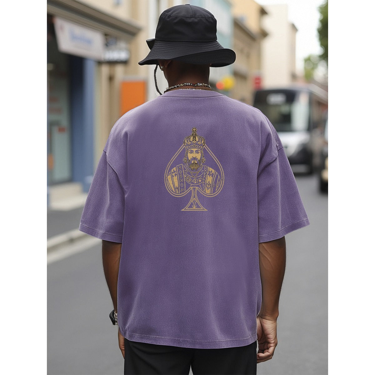LV King of Spades Cotton T-shirt