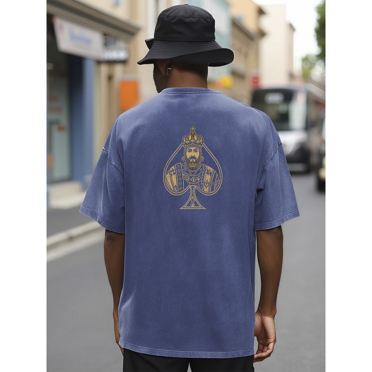 LV King of Spades Cotton T-shirt