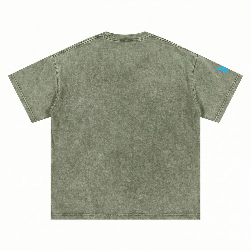 One of one Washed Drop Shoulder T-Shirt