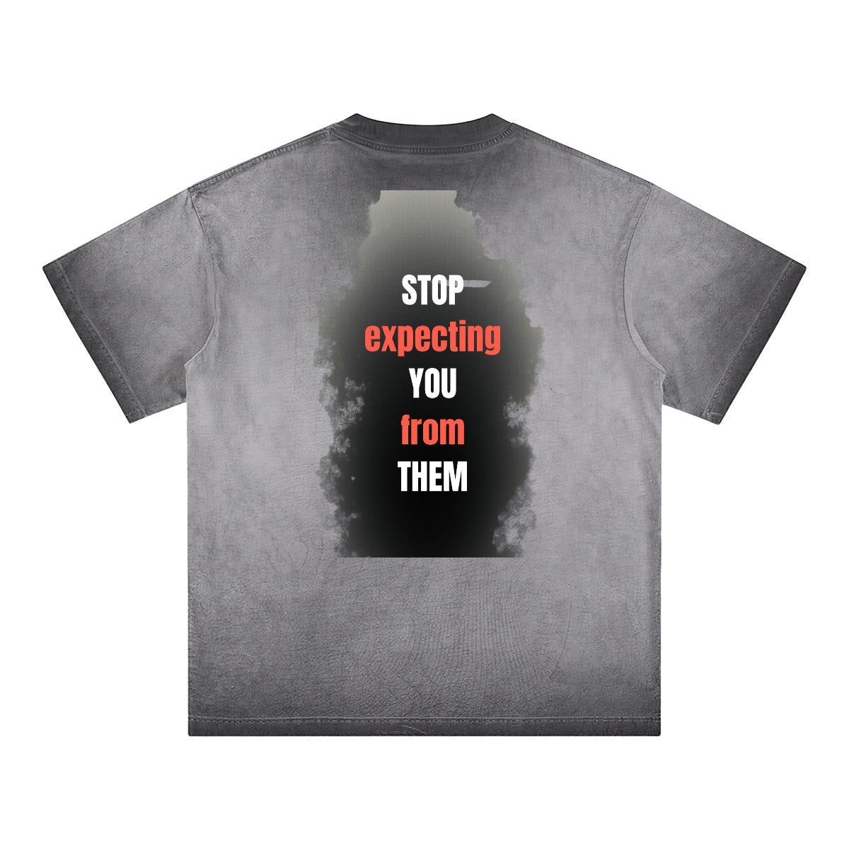 Stop expecting Men's Washed T-shirt