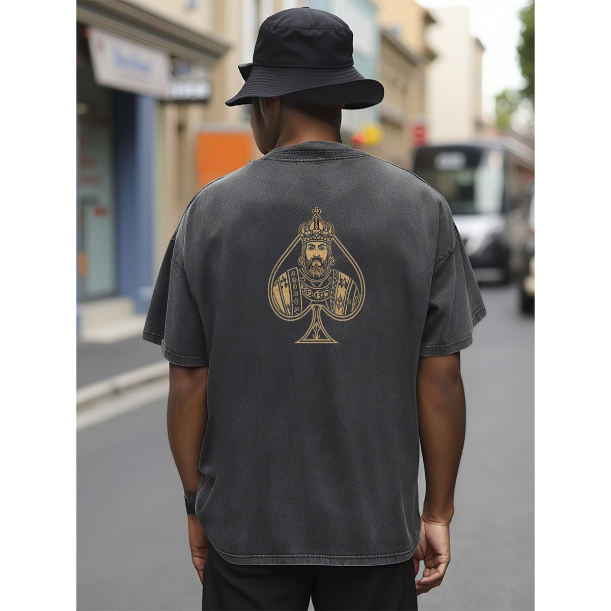 LV King of Spades Cotton T-shirt