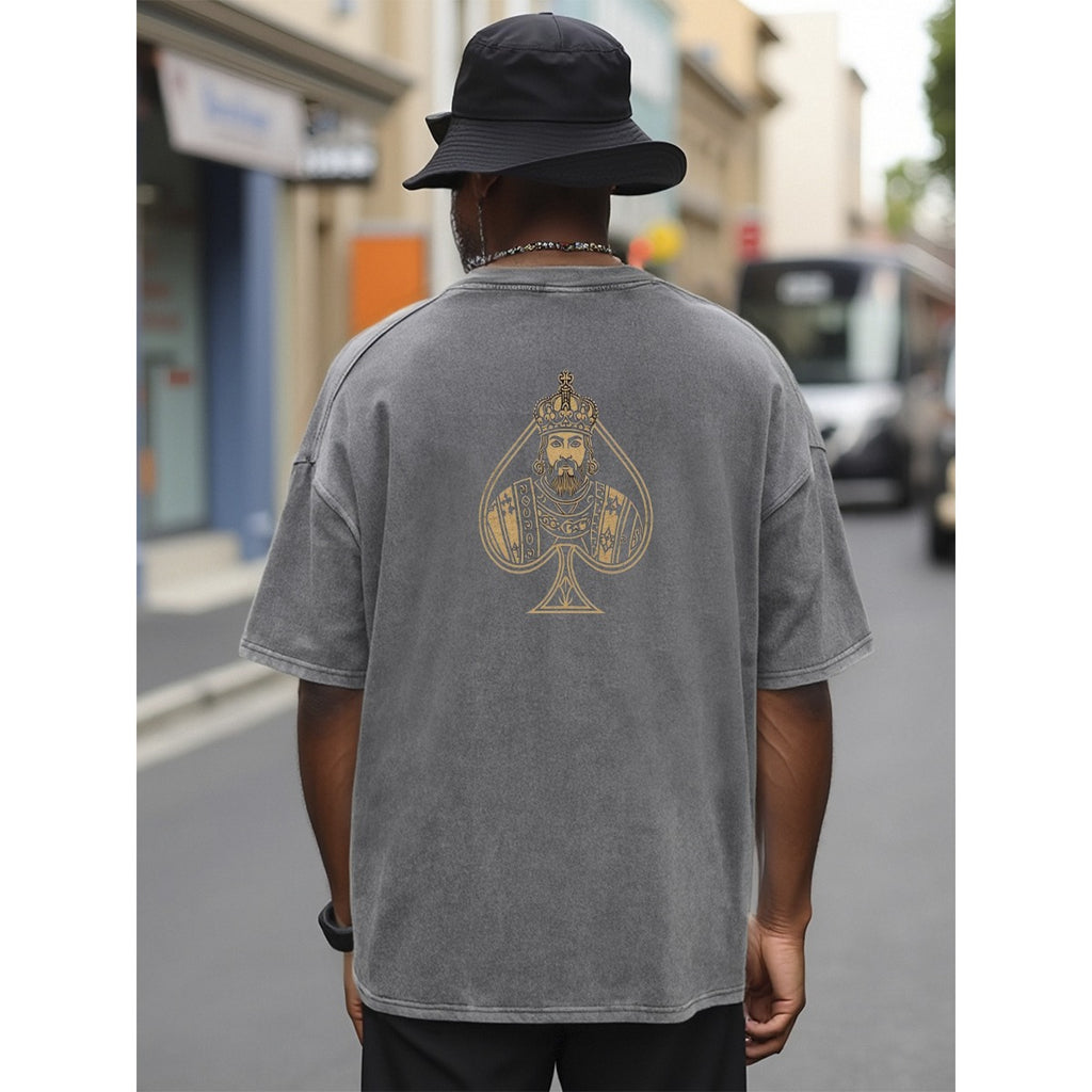 LV King of Spades Cotton T-shirt