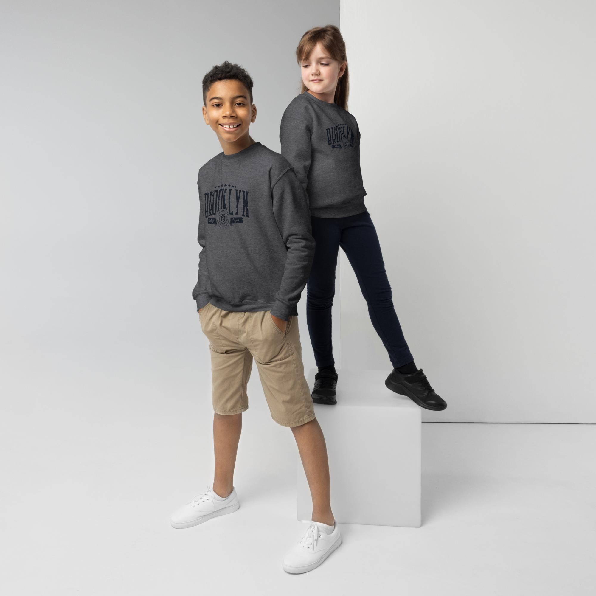 Brooklyn, NY Youth crewneck sweatshirt